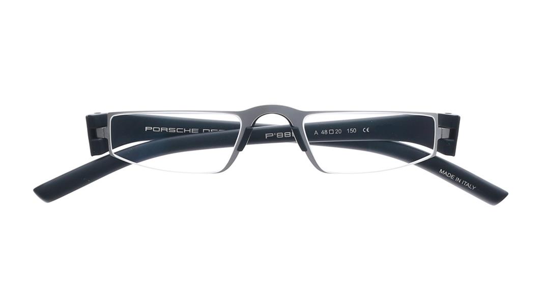 Porsche P'8801 +2.00  silber/schwarz